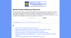 Desktop Screenshot of missionaryresources.com